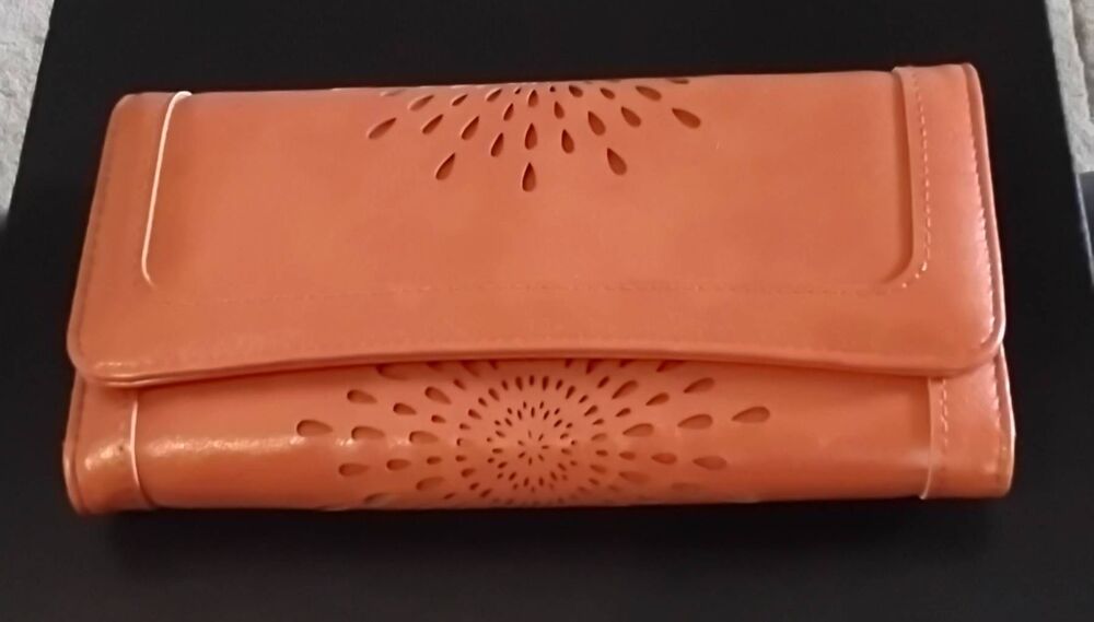 New~APHISON Saddle Tan Long Wallet